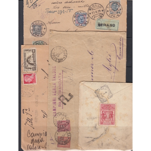 442 - A collection of earlier Italian Postal History, Covers and cards housed in 6x volumes, noted a range... 