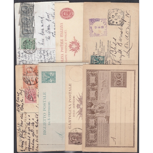 442 - A collection of earlier Italian Postal History, Covers and cards housed in 6x volumes, noted a range... 