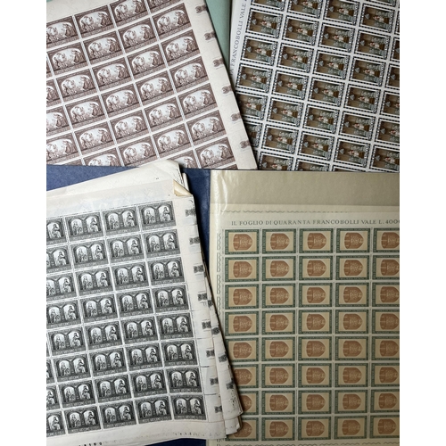 328 - A duplicated ex-dealers stock of x8000+ sheets and large blocks of mint u/m Vatican City stamps, fro... 