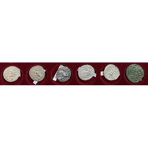 104 - Roman – A group of 3rd Century x6 silver Denari, including x3 Severus Alexander, x2 Julia Mamaea and... 