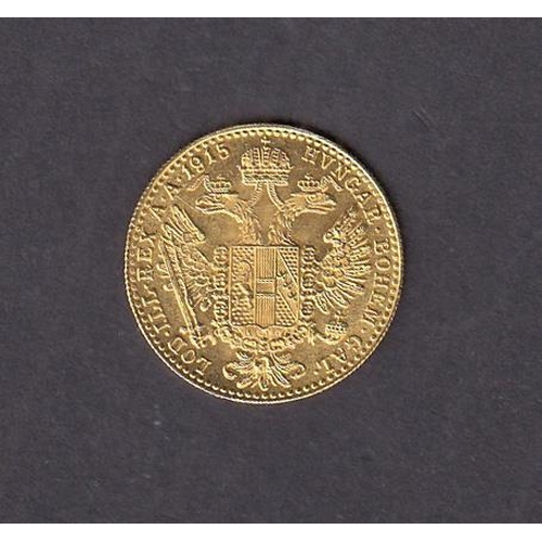 213 - Austria 1915 gold Ducat, in good condition