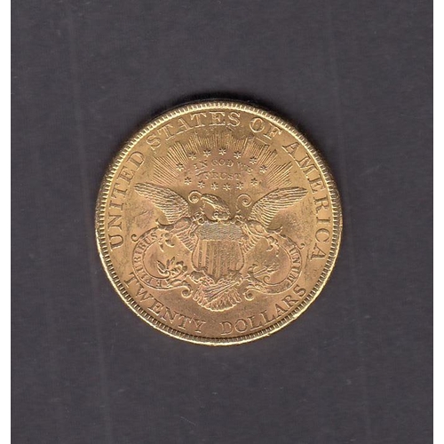 1 - USA 1894 gold $20 coin, in good condition