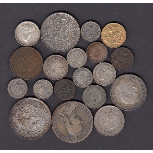 118 - A small World coin accumulation mainly circulated UK 20th Century 1d’s, noted odd better including U... 