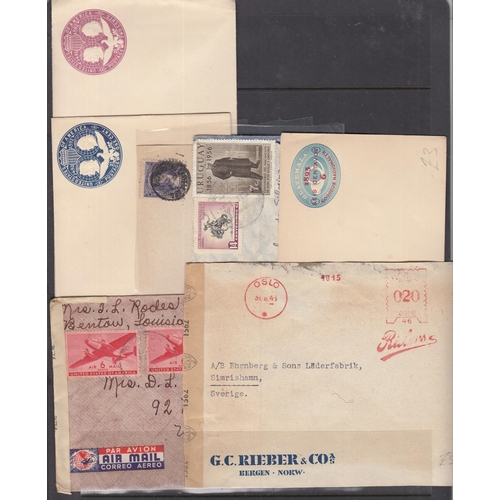 447 - A World Postal History accumulation of many 100s of covers mainly 20th Century, incl airmails, event... 