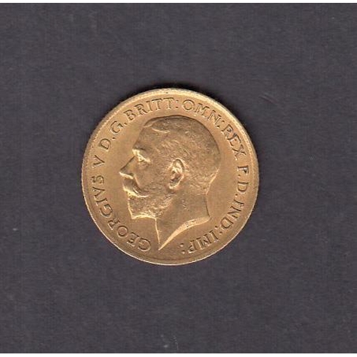 53 - UK 1912 gold half Sovereign, in good condition