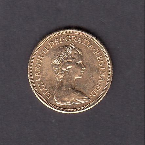 274 - UK 1981 gold full Sovereign, in good condition