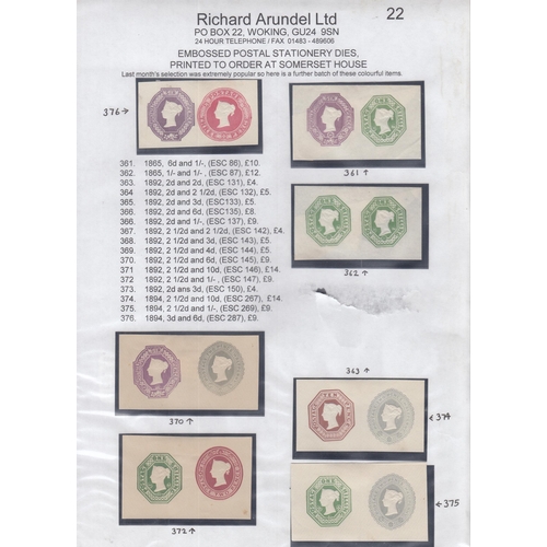 319 - A duplicated accumulation of GB stamp issues, in 8 albums/binders and loose, mainly Line Engraved in... 