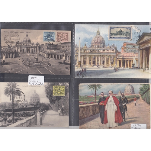 946 - A Vatican City collection in x8 volumes and loose from the 1950s to 2000s, including FDCs, Maxi Card... 