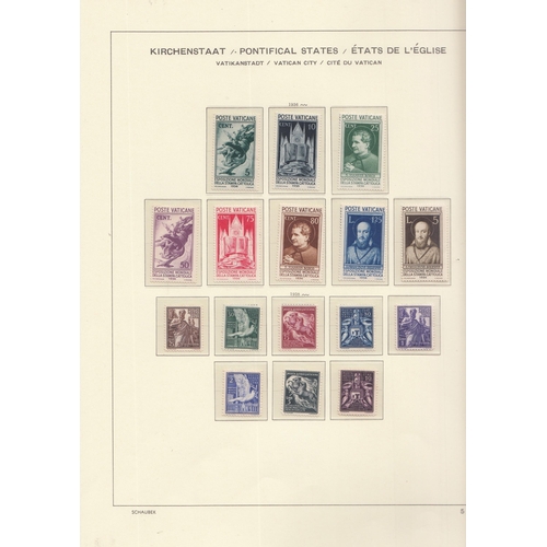 945 - A three volume mint collection from 1867 to 2002, strength in mid-modern complete sets, noted odd Pa... 