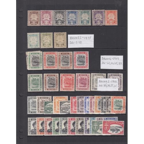 576 - A collection of mint and used issues from 1895 to early modern housed on stock sheets, noted SG1/10 ... 