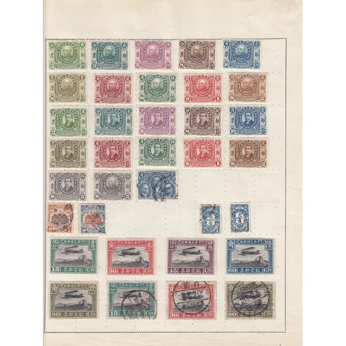 588 - A mint and used collection on x7 album pages, early mid-period noted 1912 Commemorating The Revoluti... 