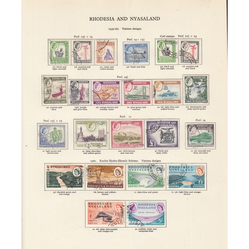 355 - 1952/68 comprehensive Commonwealth fine used collection in 3 printed New Age albums, a large number ... 