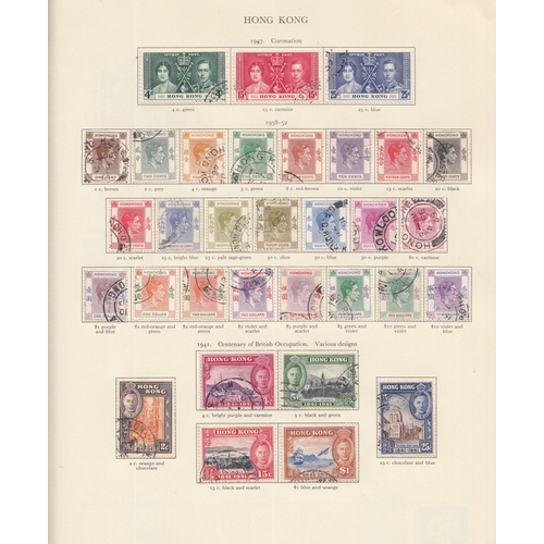 357 - 1937/52 KGVI Commonwealth collection in Crown printed album, a little mint, but mostly used. There a... 