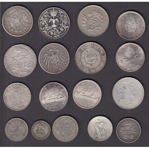 119 - A World coin accumulation in various tins/bags and loose, mainly 20th Century circulated coins noted... 