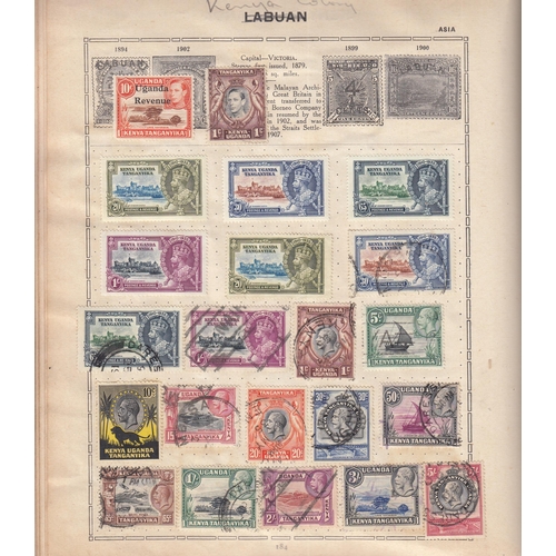 296 - A mint and used General World stamp collection in album and loose, all periods strengh in British Af... 