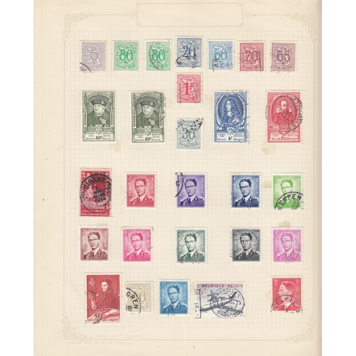 332 - A large selection of World stamps and covers on leaves, exchange booklets and loose, noted a collect... 