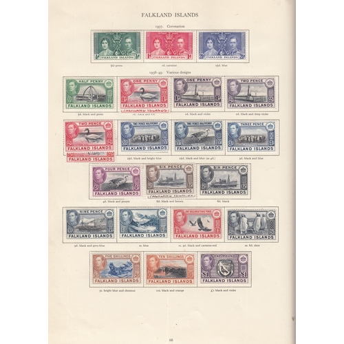 351 - 1937/52 KGVI Commonwealth collection in well filled printed Crown album. The content is predominantl... 