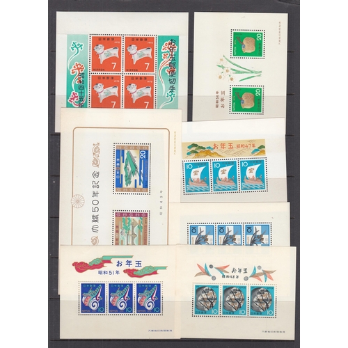 290 - A mint and used Japanese stamp accumulation in x2 stock books and on pages, all periods mainly mid-m... 