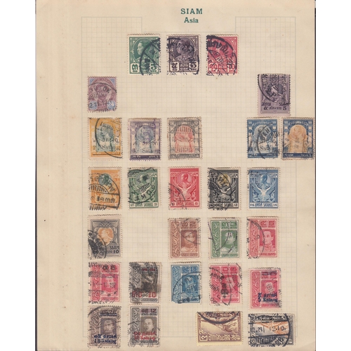 232 - A mint and used World stamp collection mainly early-mid period in x5 albums including old Ideal albu... 