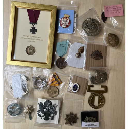 189 - A small accumulation of World Cap badges and Coronation Medals.