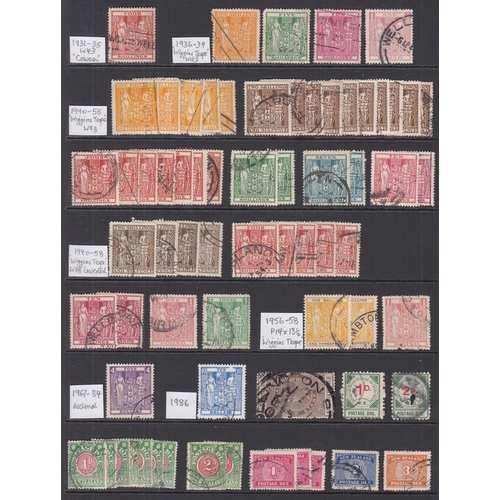 663 - 1898-1985 accumulation of used definitive and commemorative stamps, including Arms Types, Health Sta... 