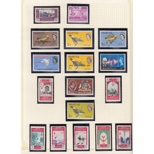 324 - A mint and used general World stamp collection mainly mid period part sets, plus a collection of hun... 