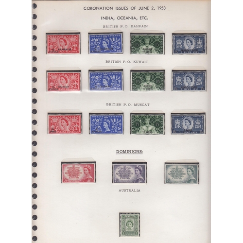 323 - A collection of various Omnibus mint and used sets and odds, noted 1937 KGVI Coronation set mint and... 