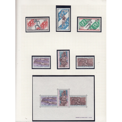 407 - A specialised collection on the Olympics for 1972/76/80/84, mainly laid out and annotated on album p... 