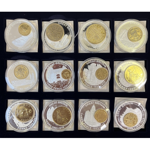 172 - A collection of x100+ coin sets mainly Cupro Nickel produced by Westminster including gold and silve... 