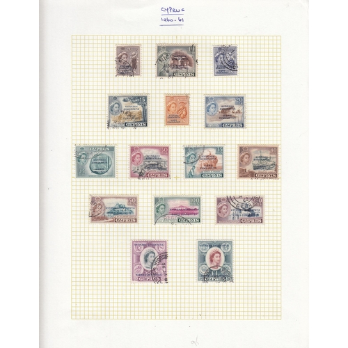 441 - 1934/85 seven different used defin sets with 1934 ¼pi-45pi, 1938 ¼pi-£1, 1955 2m-£1, 1960 2m-£1, 196... 