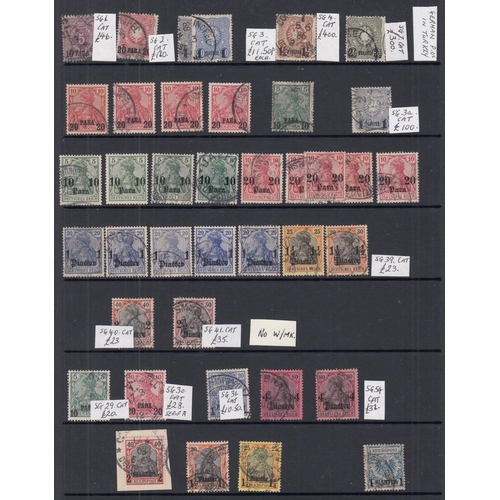 480 - POs in Turkish Empire - 1884/1908 collectors used selection with duplication on some of the low valu... 
