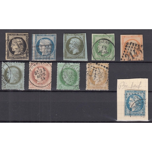 459 - 1849/71 used collection in 5 small stock books, arranged by printing, and whilst the condition is mi... 