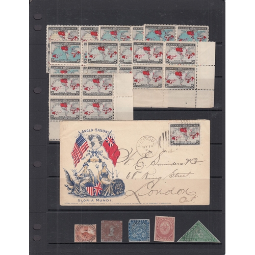 427 - Accumulation of early material, mostly used on stock sheets including a range of ‘Small Heads’ and a... 