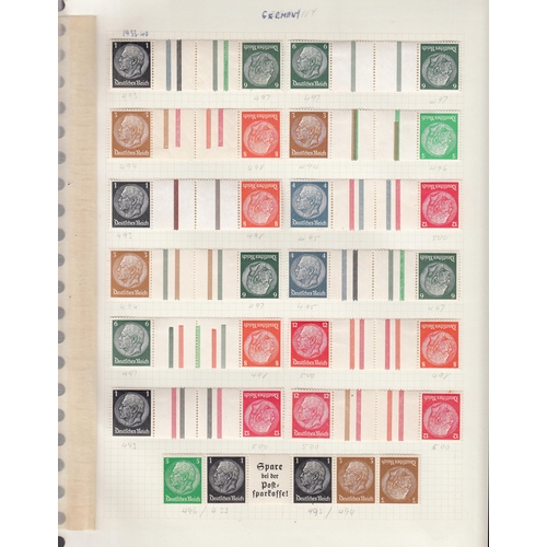 478 - Accumulation in small box with useful Allied Zone, useful Third Reich, early issues used, interestin... 