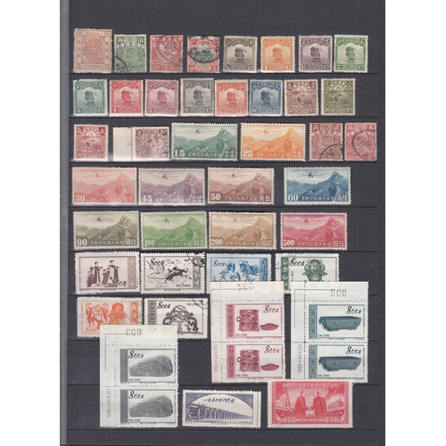 438 - Collection on stock sheets with a few earlier mint or used, then some later mint, used (cto) 1960s e... 