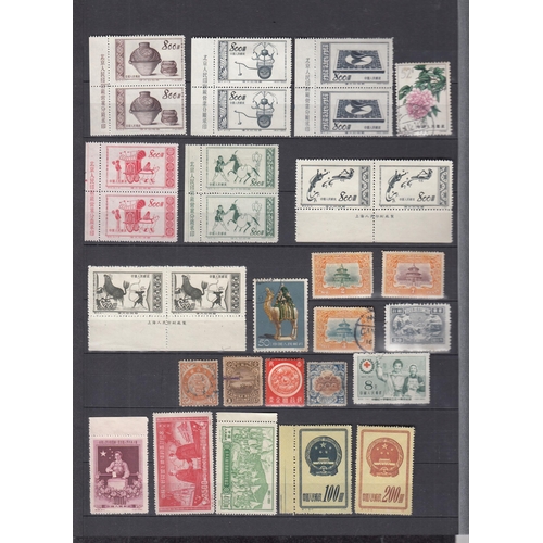 438 - Collection on stock sheets with a few earlier mint or used, then some later mint, used (cto) 1960s e... 