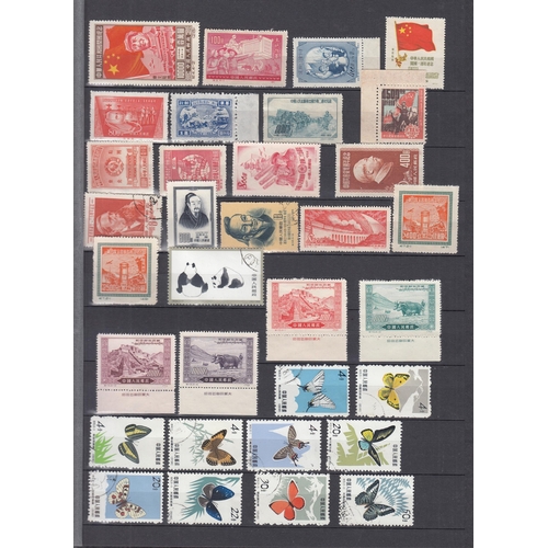 438 - Collection on stock sheets with a few earlier mint or used, then some later mint, used (cto) 1960s e... 