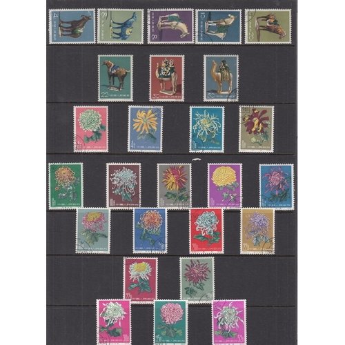 438 - Collection on stock sheets with a few earlier mint or used, then some later mint, used (cto) 1960s e... 
