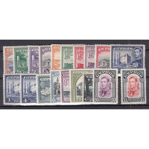 444 - 1938 SG151-163 fine mint KGVI set to £1, Cat £250