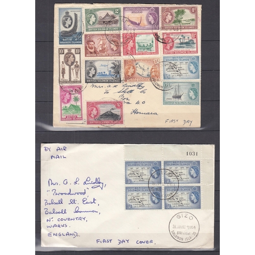 631 - British - A collection of fine used early QEII issues on x3 stock pages, including various high deno... 