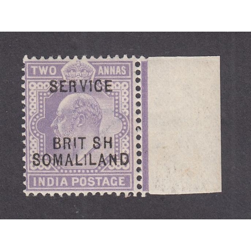 692 - 1903 Official ovpt 2a violet fine mint, the ‘BRIT SH’ error, Cat £130, SG O8a