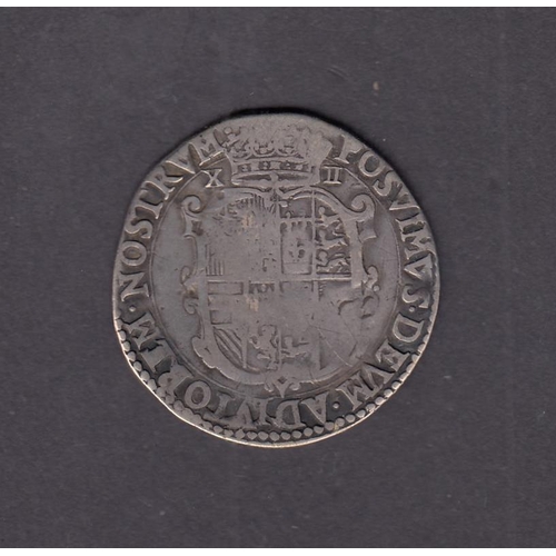 2 - UK 1555 Philip & Mary silver Shilling, condition worn but date and some of the design still legible.