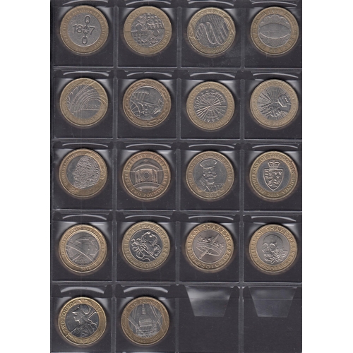 69 - A small collection of mainly UK QEII decimal coins from 10p to £2, including various commemorative 5... 