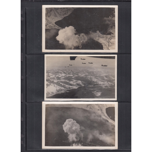 361 - A group of x10 British Military photographs from WWII, including RAF and Royal Navy, most back stamp... 