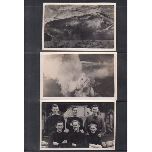 361 - A group of x10 British Military photographs from WWII, including RAF and Royal Navy, most back stamp... 