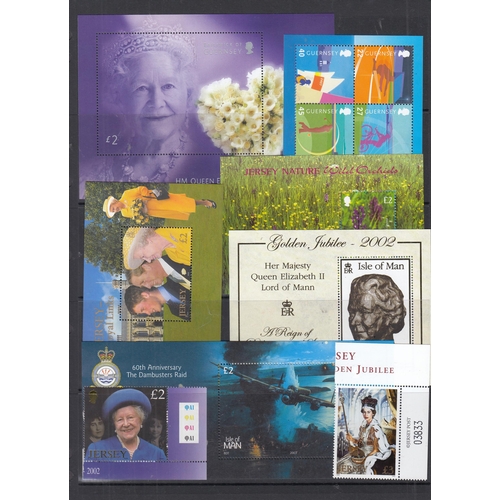 240 - A collection of Jersey, Guernsey & IOM in x5 preprinted Davo albums from 1969 to 2003, fairly compre... 