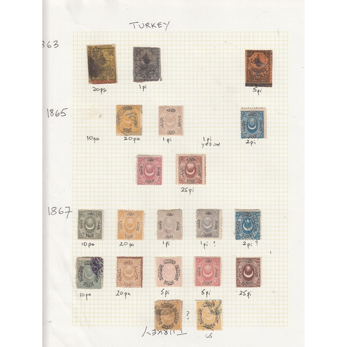 699 - A mint and used collection on x17 album pages from 1860s to the 1920s, mainly part sets noted 1867 i... 