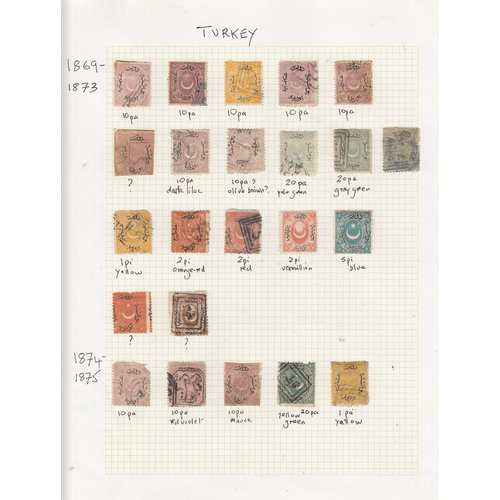 699 - A mint and used collection on x17 album pages from 1860s to the 1920s, mainly part sets noted 1867 i... 