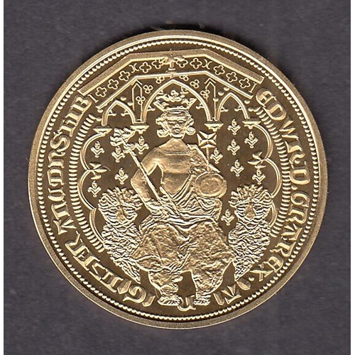 201 - The Millionaires Collection 4g gold 22ct replica of The Double Leopard, with CoA