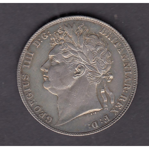 396 - UK KGIV 1823 Half Crown in VF/EF condition.